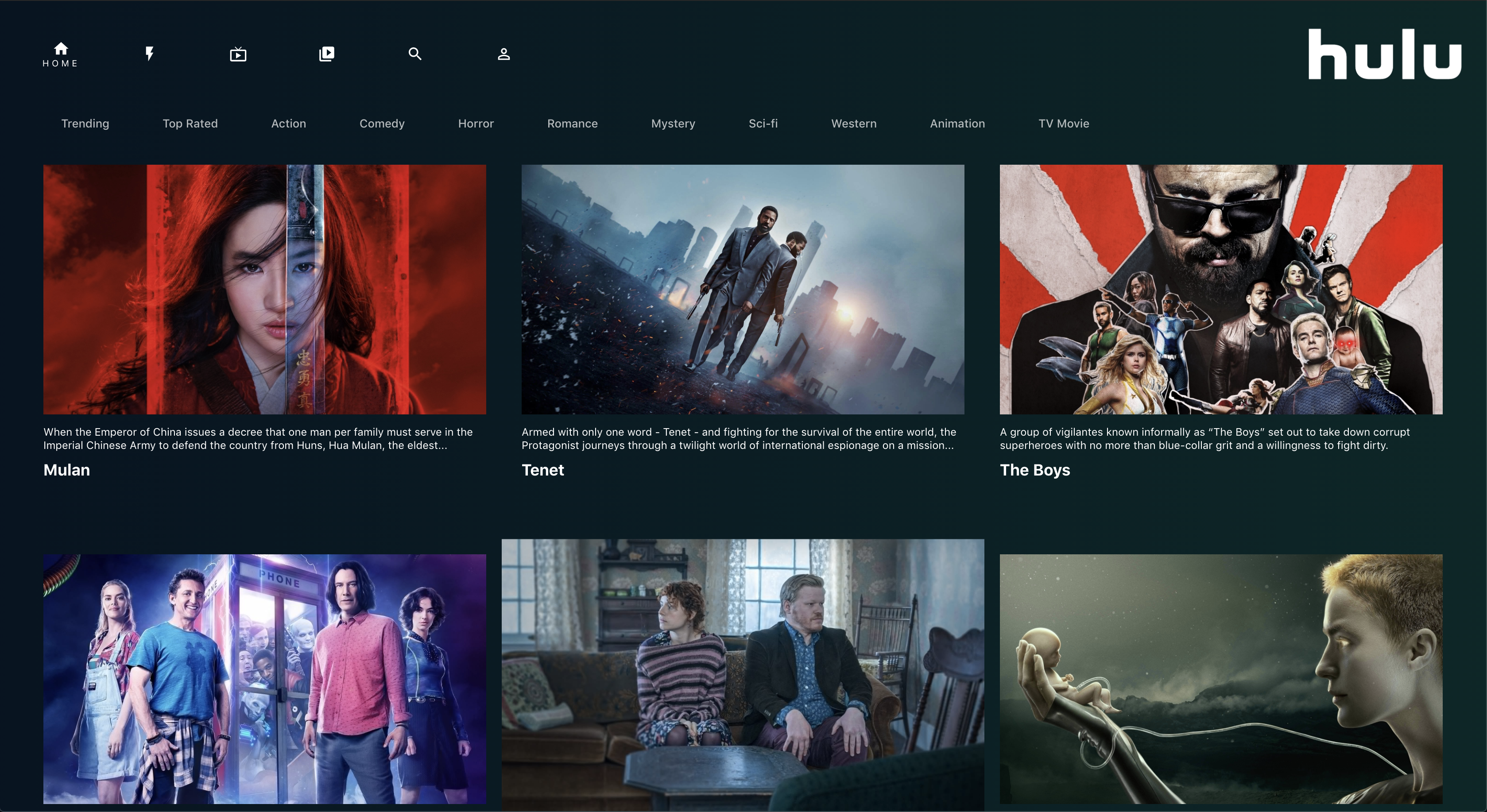 Hulu Clone